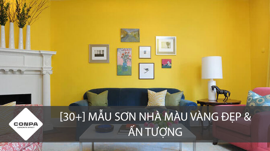 [30+] Mẫu sơn nhà màu vàng đẹp & ấn tượng nhất 2024