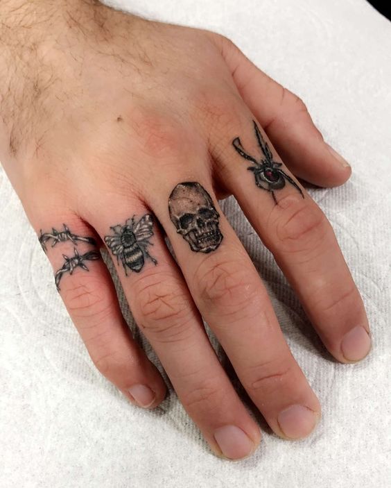 150 hình xăm mini trên ngón tay cho nam và nữ cực phong cách - Genztattoo