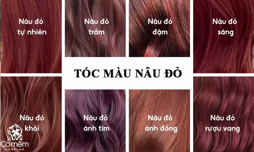 Đừng bỏ qua 10 kiểu tóc màu nâu đỏ trẻ trung, thu hút nhất 2024