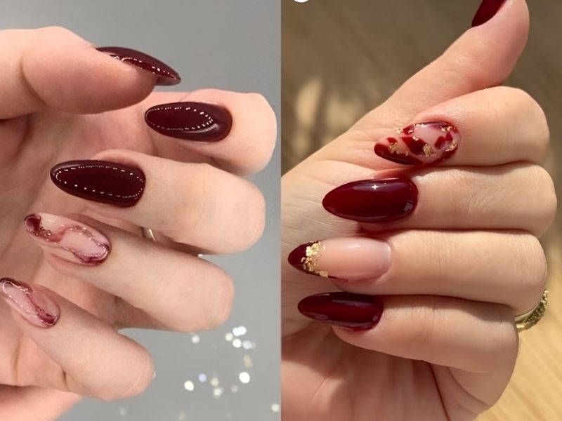 20+ Mẫu Nail Đỏ “Nịnh” Da Và Sang Chảnh Cho Các Nàng