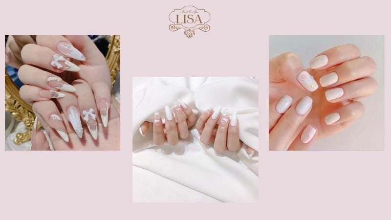 101+ Mẫu nail màu trắng sữa đẹp tôn da cực xinh cho nàng