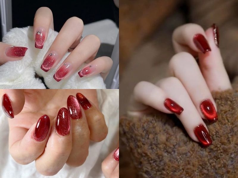 20+ Mẫu Nail Đỏ “Nịnh” Da Và Sang Chảnh Cho Các Nàng