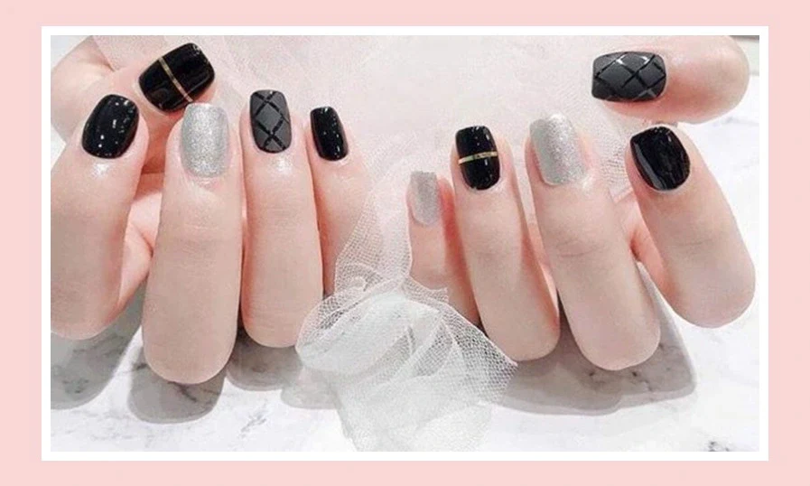 Những mẫu nail đen trắng cute, dễ thương giúp bạn tự tin xuống phố