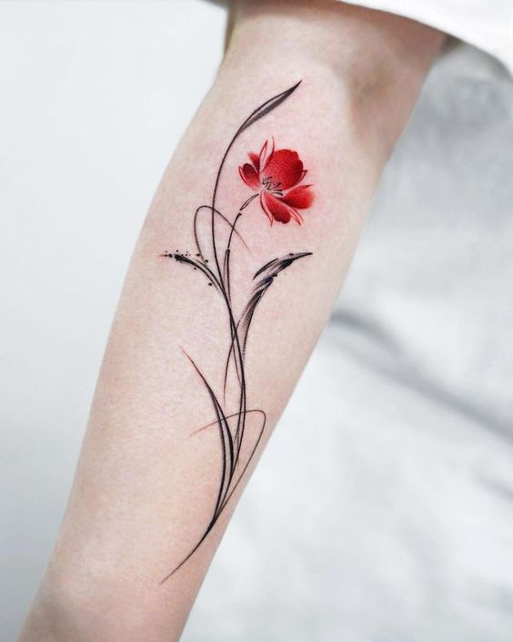 150 hình xăm hoa mini cho những vị trí đẹp nhất - Genztattoo