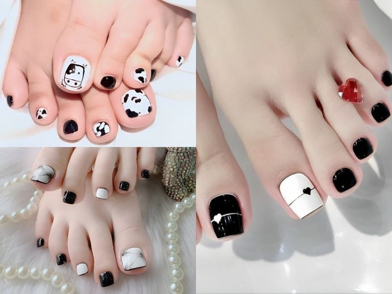 18+ Mẫu nail chân trắng đơn giản thu hút nhất