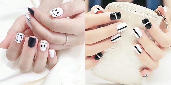 Nail trắng: Top 25 kiểu nail đẹp đơn giản sang trọng hot nhất hiện nay