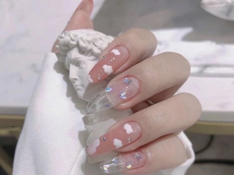 Tổng hợp những mẫu nail hồng đáng yêu hot trend hiện nay