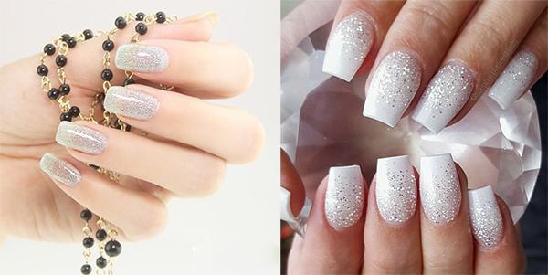 Nail trắng: Top 25 kiểu nail đẹp đơn giản sang trọng hot nhất hiện nay