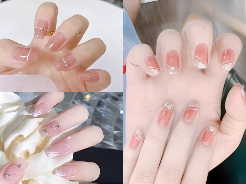 Tổng hợp những mẫu nail hồng đáng yêu hot trend hiện nay