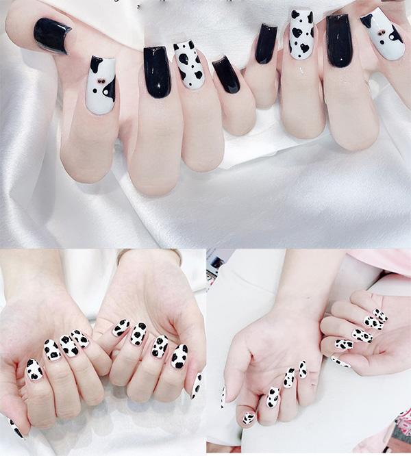 Nail trắng: Top 25 kiểu nail đẹp đơn giản sang trọng hot nhất hiện nay