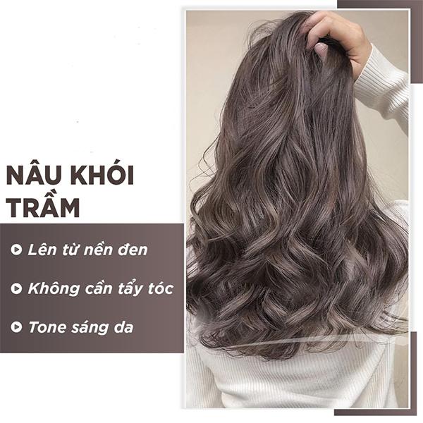 Nâu khói trầm: Màu tóc trẻ trung tôn da dẫn đầu xu hướng hiện nay