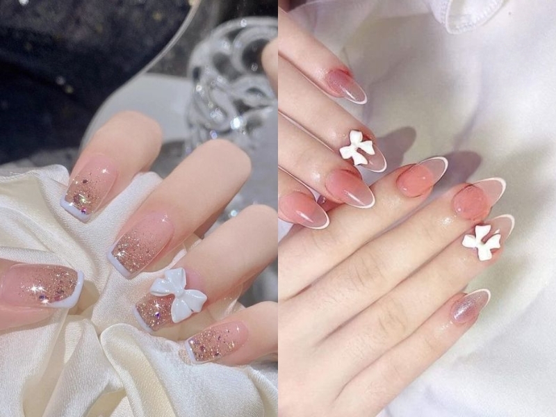 Tổng hợp những mẫu nail hồng đáng yêu hot trend hiện nay