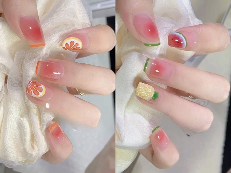 Tổng hợp những mẫu nail hồng đáng yêu hot trend hiện nay