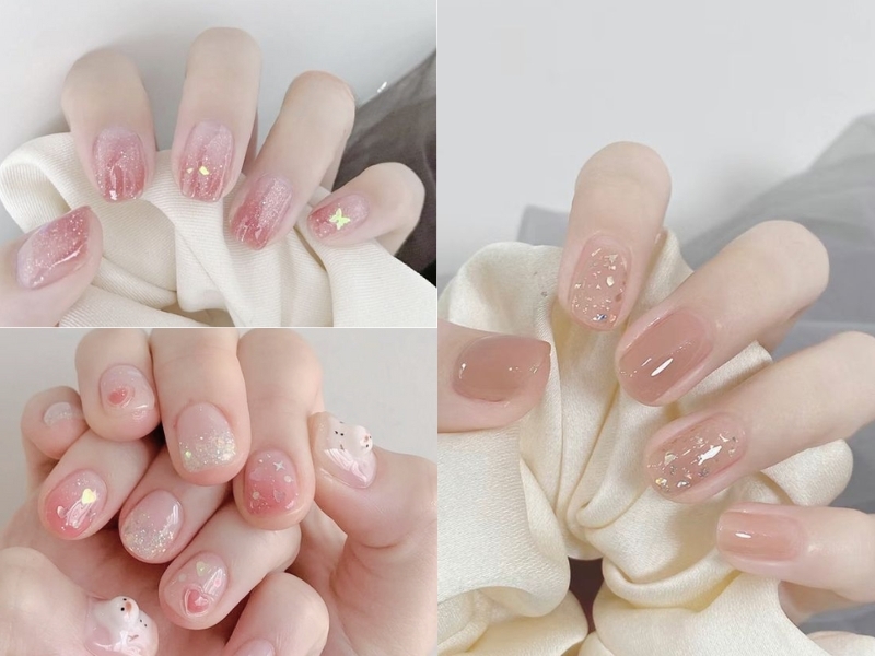 Tổng hợp những mẫu nail hồng đáng yêu hot trend hiện nay