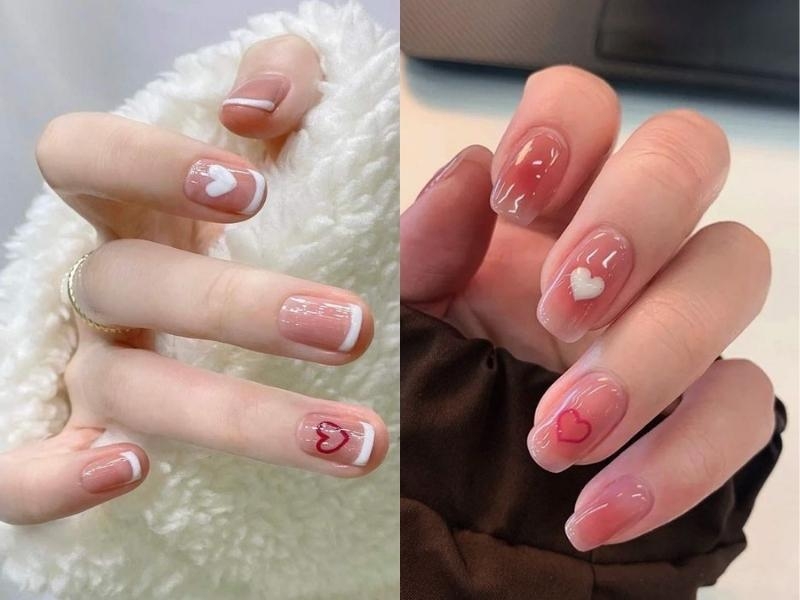 Tổng hợp những mẫu nail hồng đáng yêu hot trend hiện nay