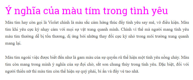 Màu tím là gì? Ý nghĩa và ứng dụng trong thiết kế nội thất?