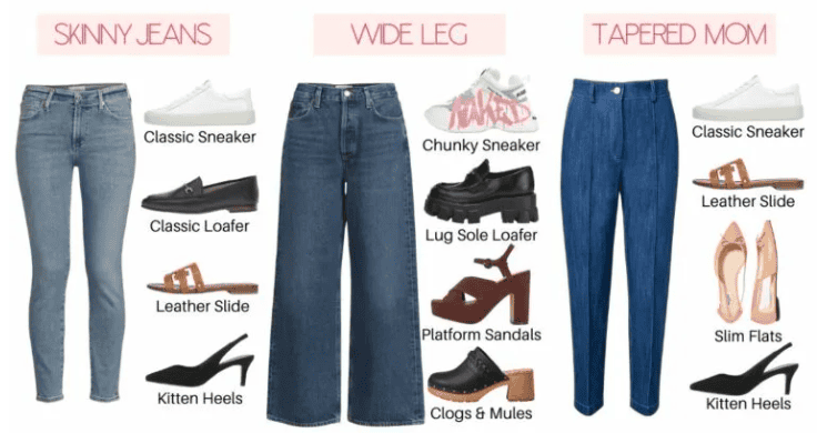 Mẹo phối giày với quần jeans thật phong cách cho nàng (Phần 1)