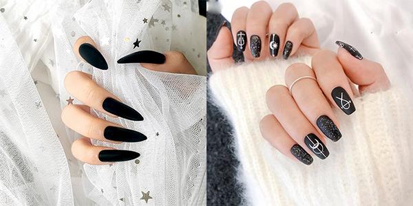 15 Kiểu nail màu đen sang chảnh đẹp đơn giản hot nhất hiện nay