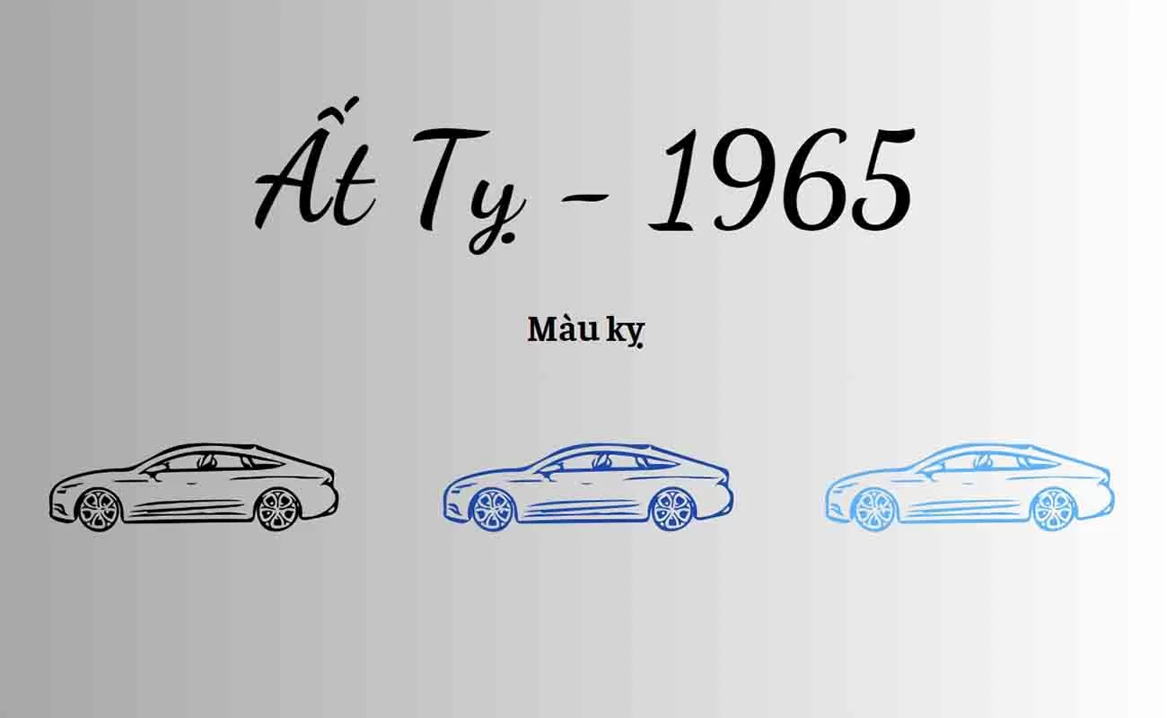 Sinh năm 1965 mua xe hợp màu gì? Tư vấn phong thủy chuẩn xác