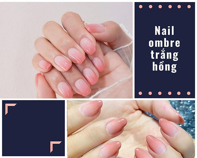 Nail ombre: Top 25 kiểu đẹp trẻ trung được yêu thích nhất hiện nay