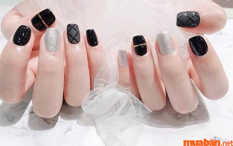 101+ Mẫu nail đen trắng sang trọng, dẫn đầu xu hướng hiện nay