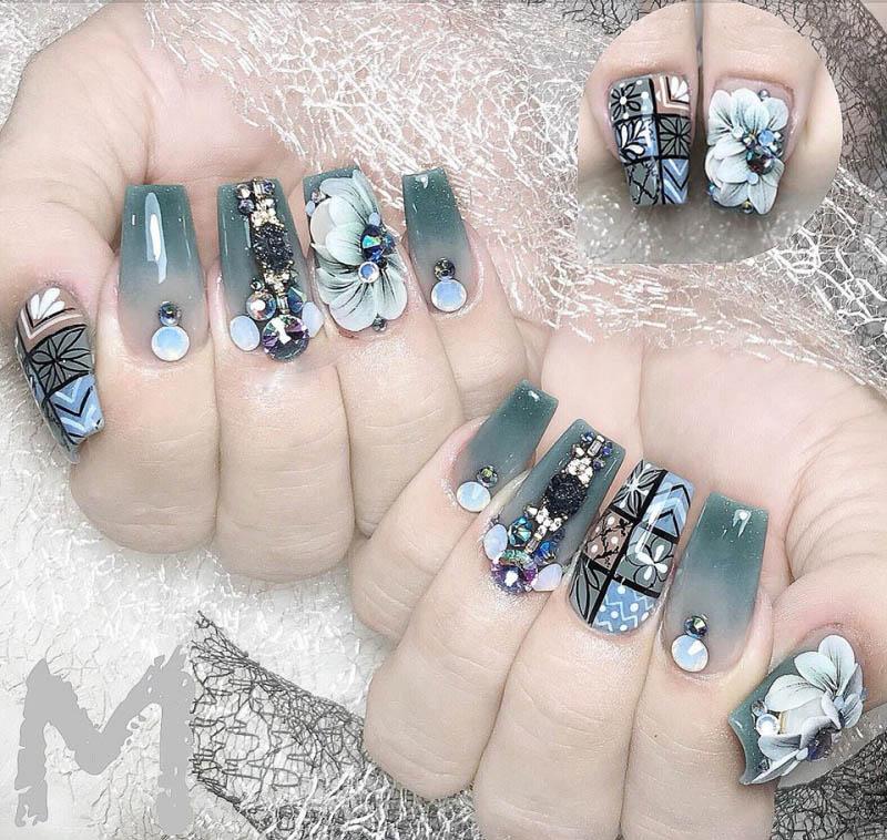 Nail ombre: Top 25 kiểu đẹp trẻ trung được yêu thích nhất hiện nay