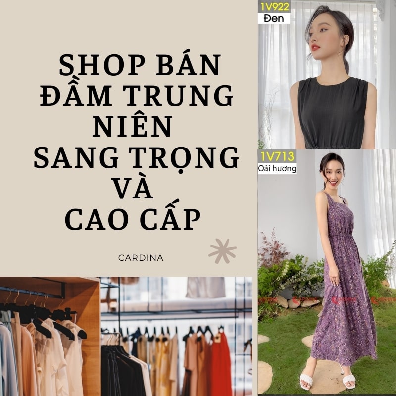 Những shop đầm trung niên sang trọng và cao cấp nàng không nên bỏ qua