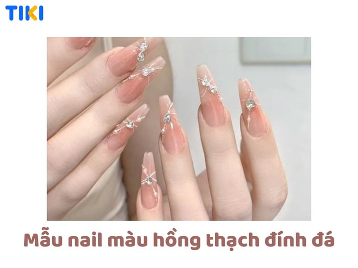 60+ Mẫu Nail Màu Hồng Thạch Nhẹ Nhàng, Quyến Rũ, Theo Đuổi Xu Hướng