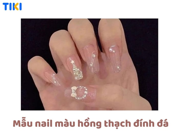 60+ Mẫu Nail Màu Hồng Thạch Nhẹ Nhàng, Quyến Rũ, Theo Đuổi Xu Hướng