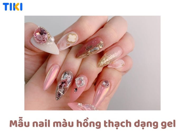 60+ Mẫu Nail Màu Hồng Thạch Nhẹ Nhàng, Quyến Rũ, Theo Đuổi Xu Hướng