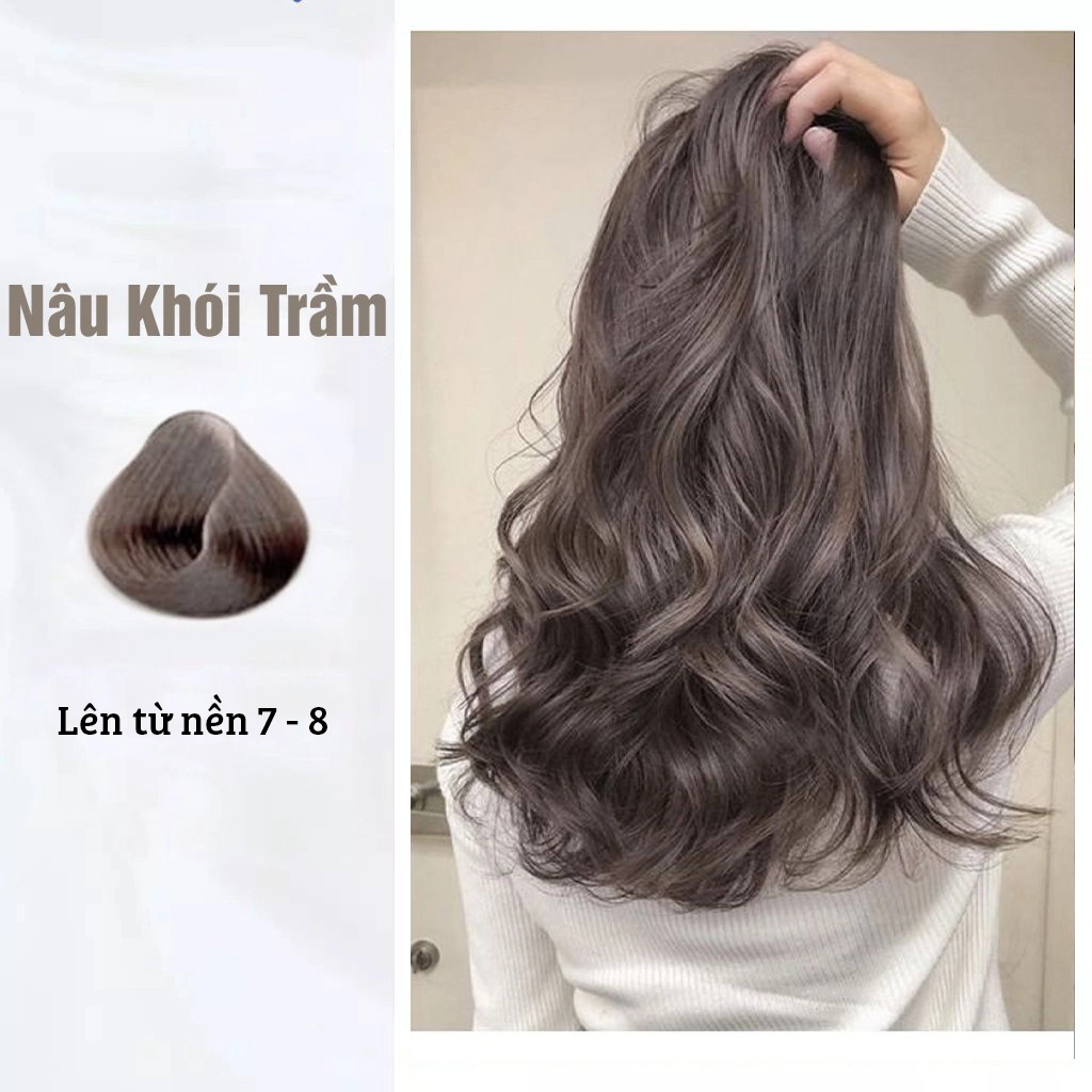 Thuốc Nhuộm Tóc Dạng Tuýp Màu Nâu Khói Trầm (Không Cần Tẩy) Damask - Mỹ Phẩm Chính Hãng