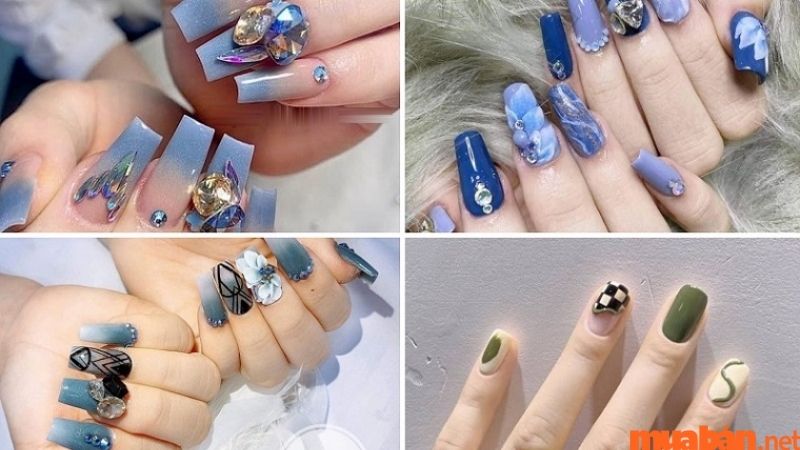 99+ Mẫu nail đính đá đẹp đơn giản nhưng cuốn hút 2024