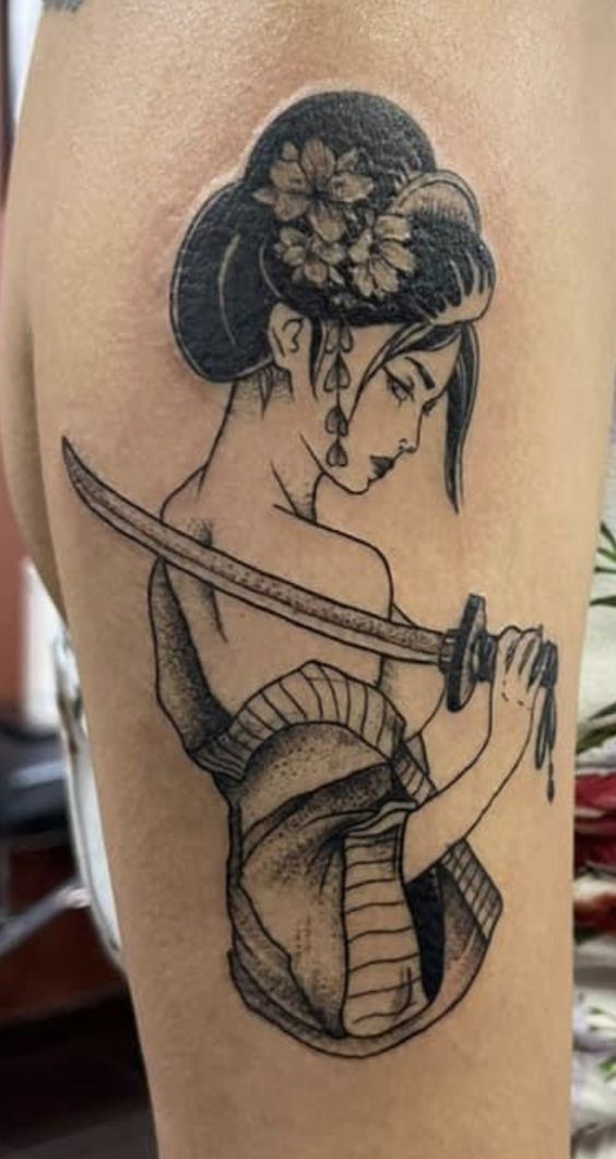 Gợi ý 555+ hình xăm geisha cho người mê văn hóa Nhật Bản - Genztattoo