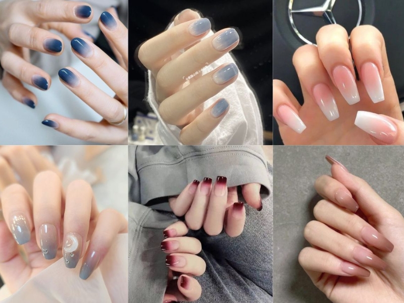 15+ Mẫu Nail Ombre Đẹp Thu Hút Nhất Hiện Nay