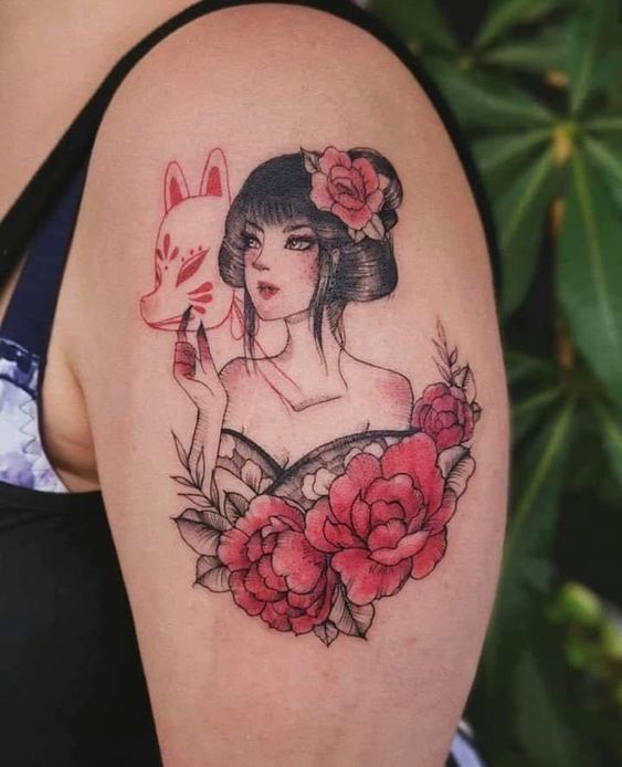 Gợi ý 555+ hình xăm geisha cho người mê văn hóa Nhật Bản - Genztattoo