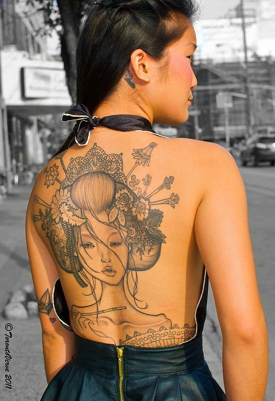 Gợi ý 555+ hình xăm geisha cho người mê văn hóa Nhật Bản - Genztattoo