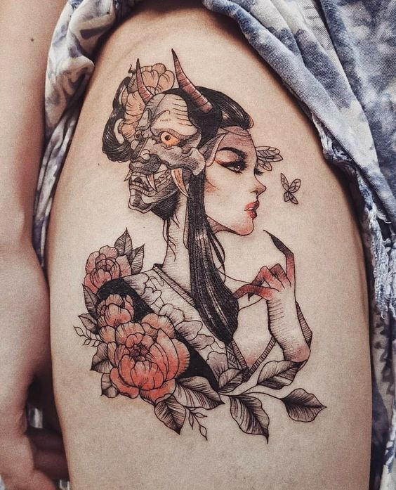 Gợi ý 555+ hình xăm geisha cho người mê văn hóa Nhật Bản - Genztattoo