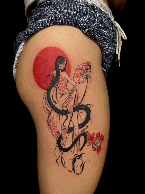 Gợi ý 555+ hình xăm geisha cho người mê văn hóa Nhật Bản - Genztattoo