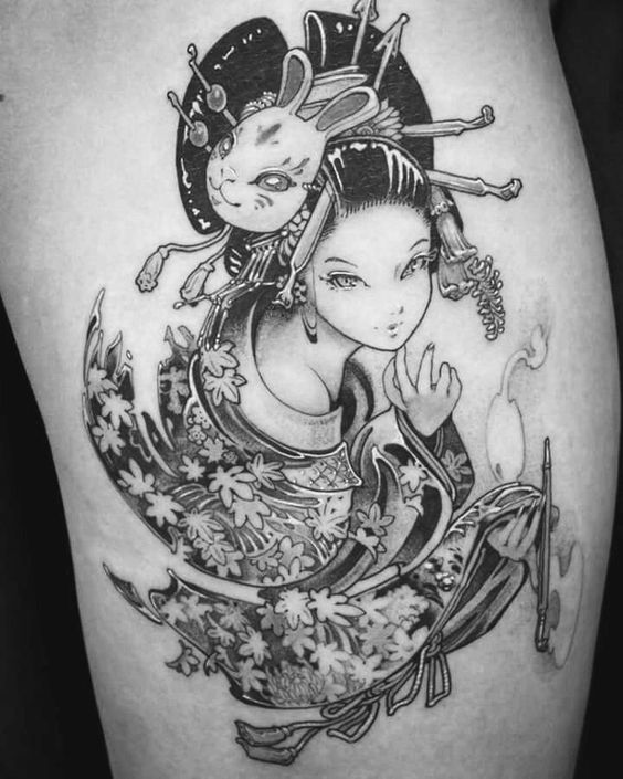 Gợi ý 555+ hình xăm geisha cho người mê văn hóa Nhật Bản - Genztattoo