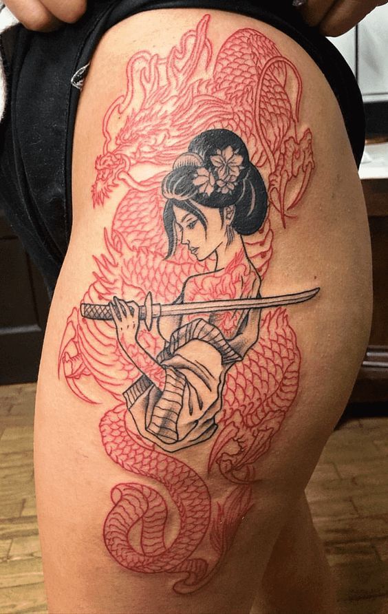 Gợi ý 555+ hình xăm geisha cho người mê văn hóa Nhật Bản - Genztattoo