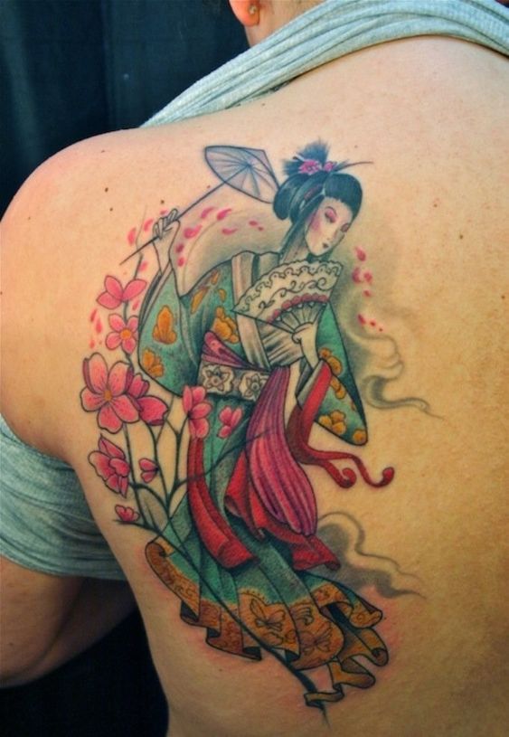 Gợi ý 555+ hình xăm geisha cho người mê văn hóa Nhật Bản - Genztattoo