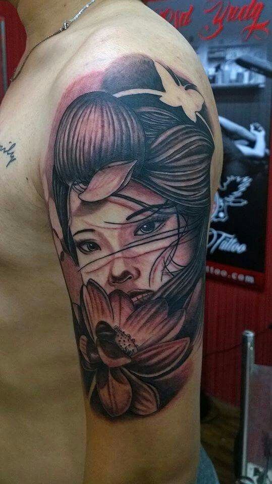 Gợi ý 555+ hình xăm geisha cho người mê văn hóa Nhật Bản - Genztattoo