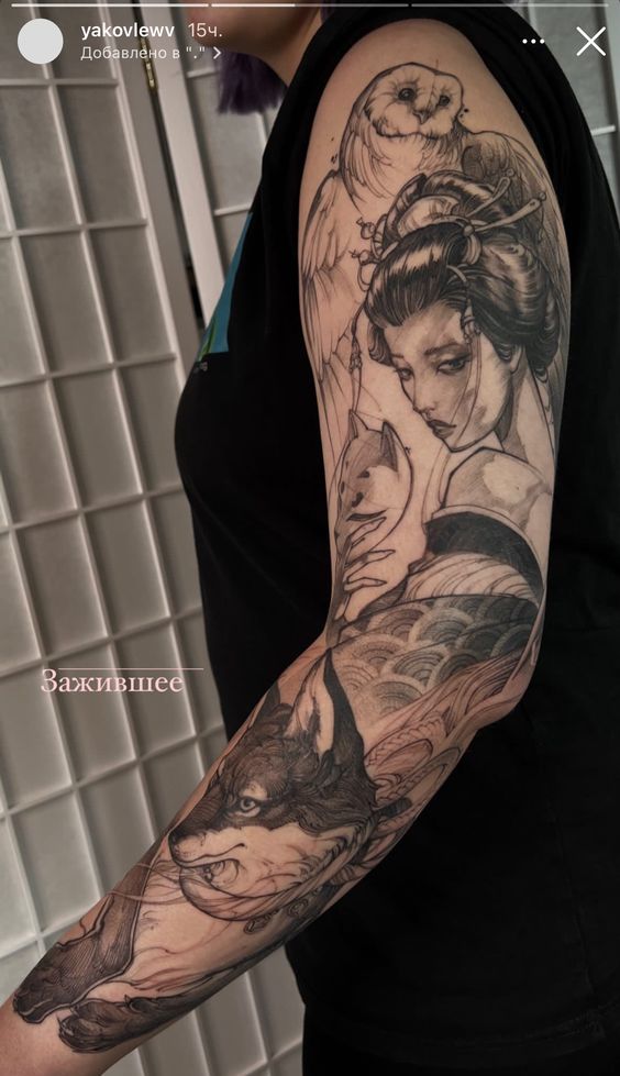 Gợi ý 555+ hình xăm geisha cho người mê văn hóa Nhật Bản - Genztattoo