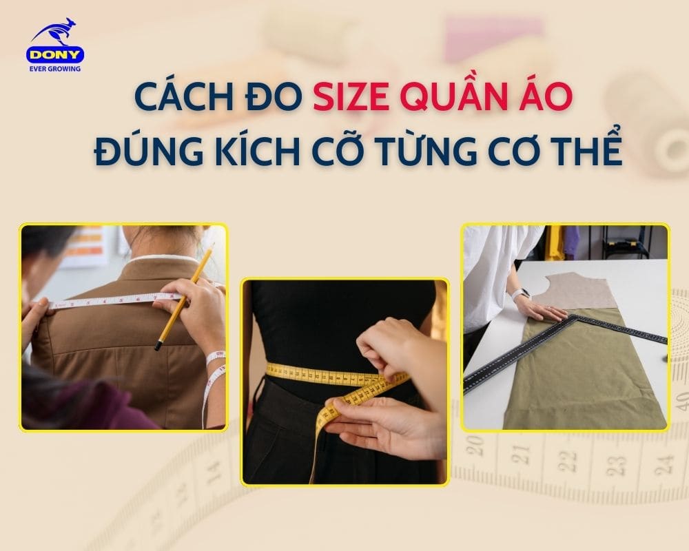 Cách đo size quần áo đúng kích cỡ từng cơ thể