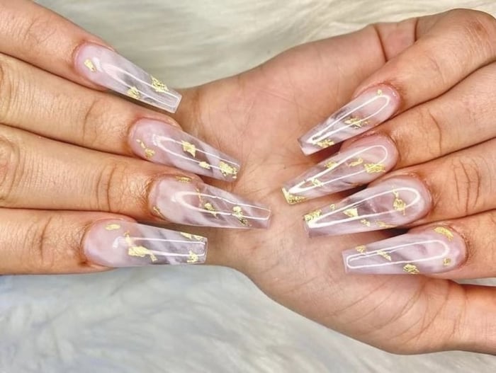 Top 20+ mẫu nail màu trắng gạo đẹp và tinh tế