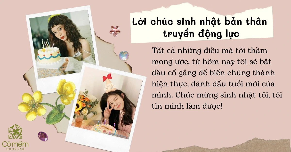 Lời Chúc Sinh Nhật Cho Bản Thân Ý Nghĩa Và Chân Thành Nhất