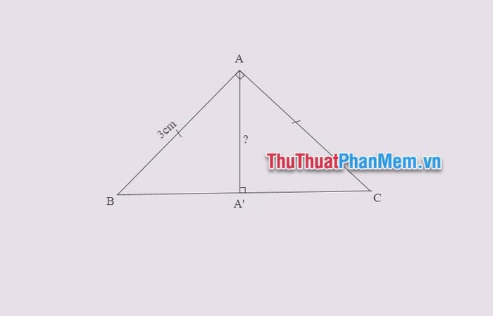 Cách tính chiều cao trong tam giác vuông cân & Ví dụ