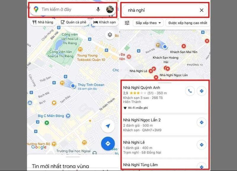 7 cách tìm địa chỉ nhà nghỉ gần đây đơn giản, nhanh chóng
