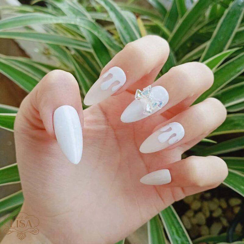 99+ Mẫu nail cô dâu đẹp nhẹ nhàng, xinh xắn trong ngày cưới