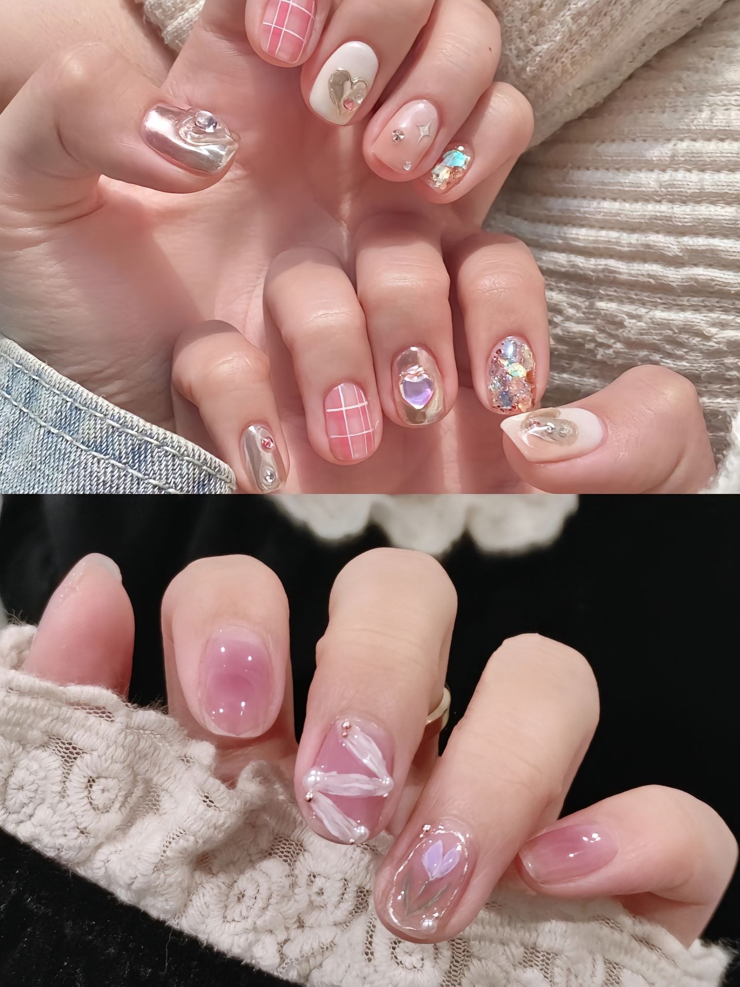 “Đốn Tim” Với 50+ Mẫu Nail Thạch Hồng Cho Các Nàng Thơ